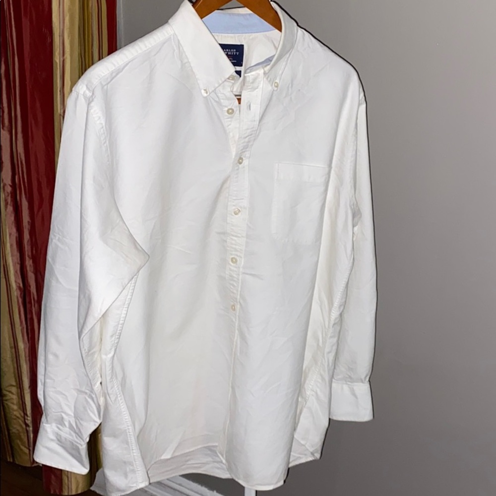 White button down